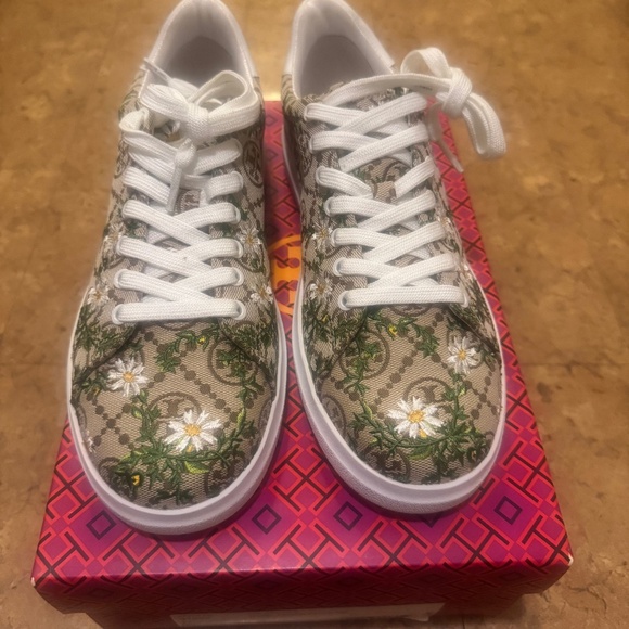 Tory Burch Embroidered sneakers - Picture 1 of 3